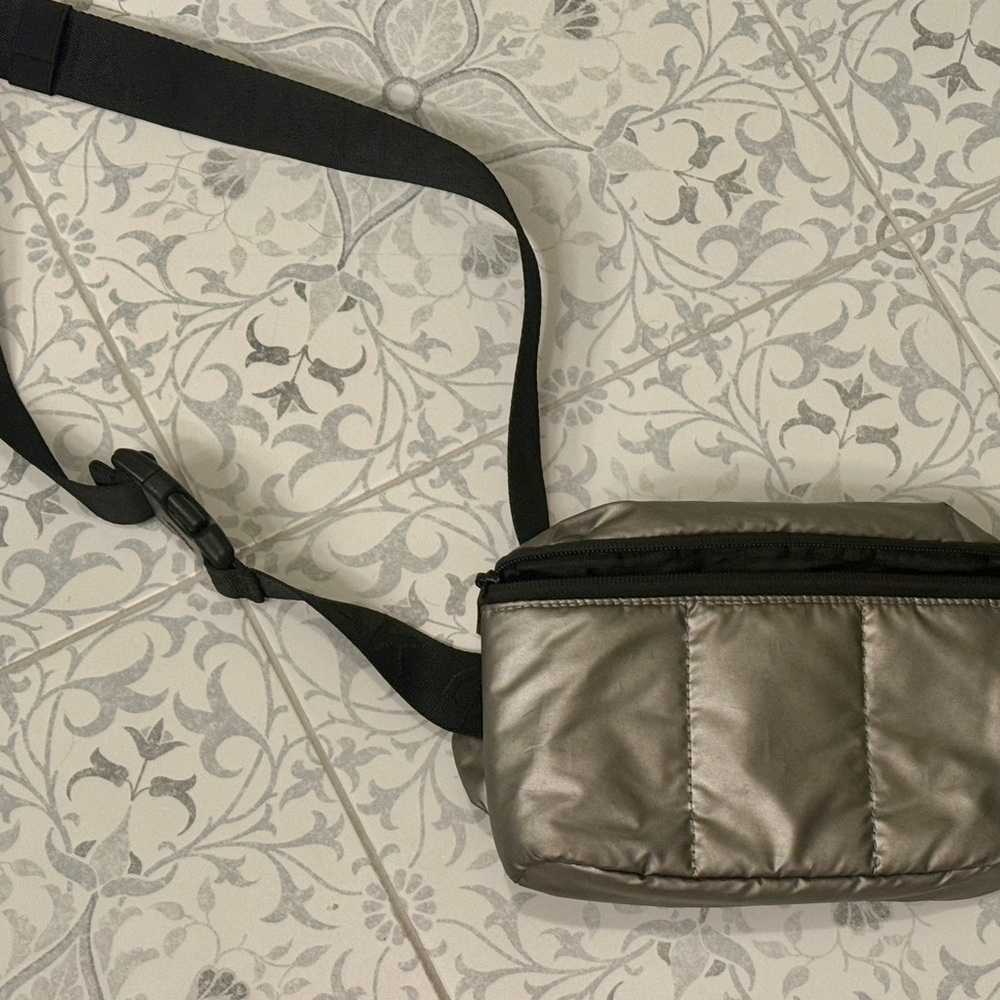 Calpak Silver Belt Bag